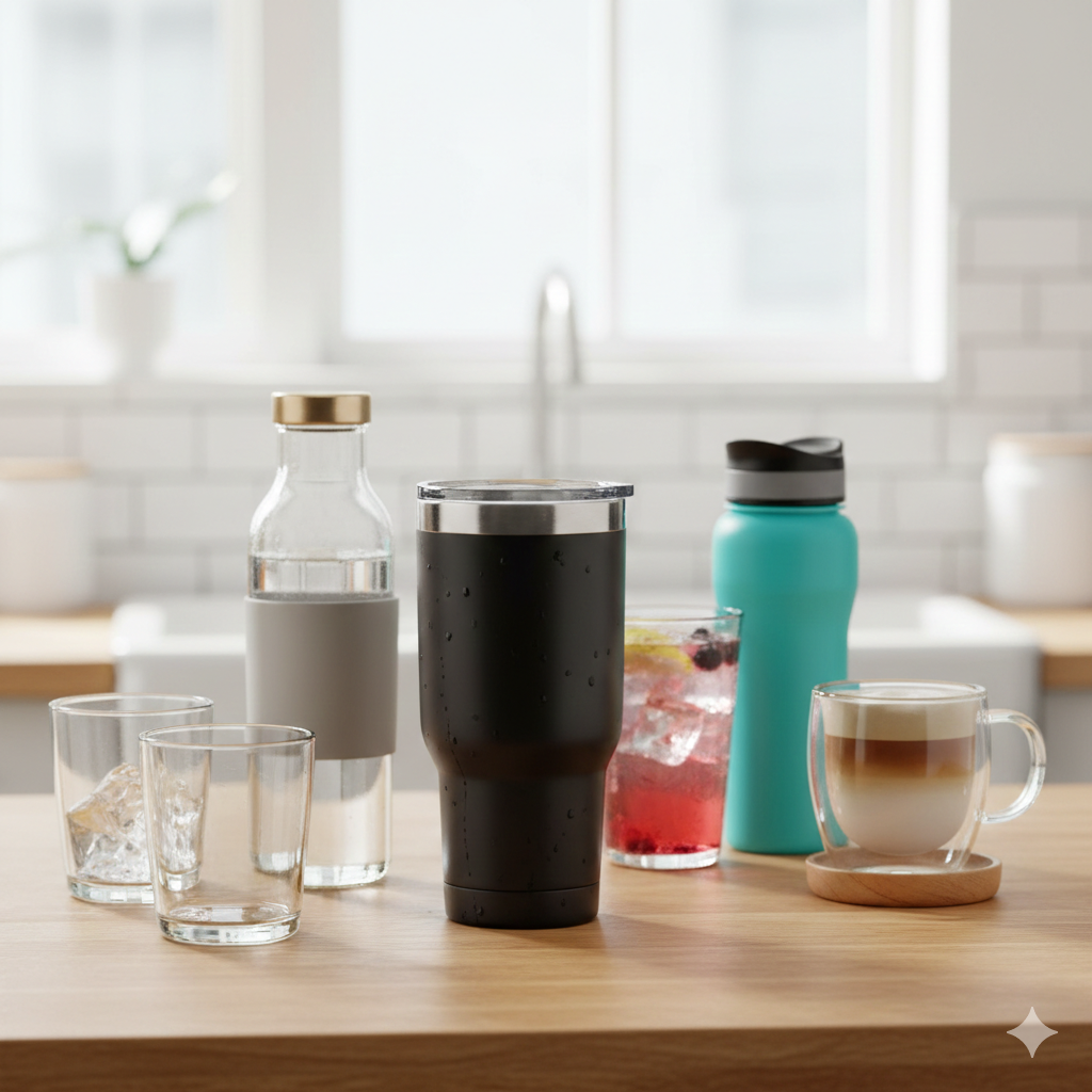 Vasos, Termos y tazas