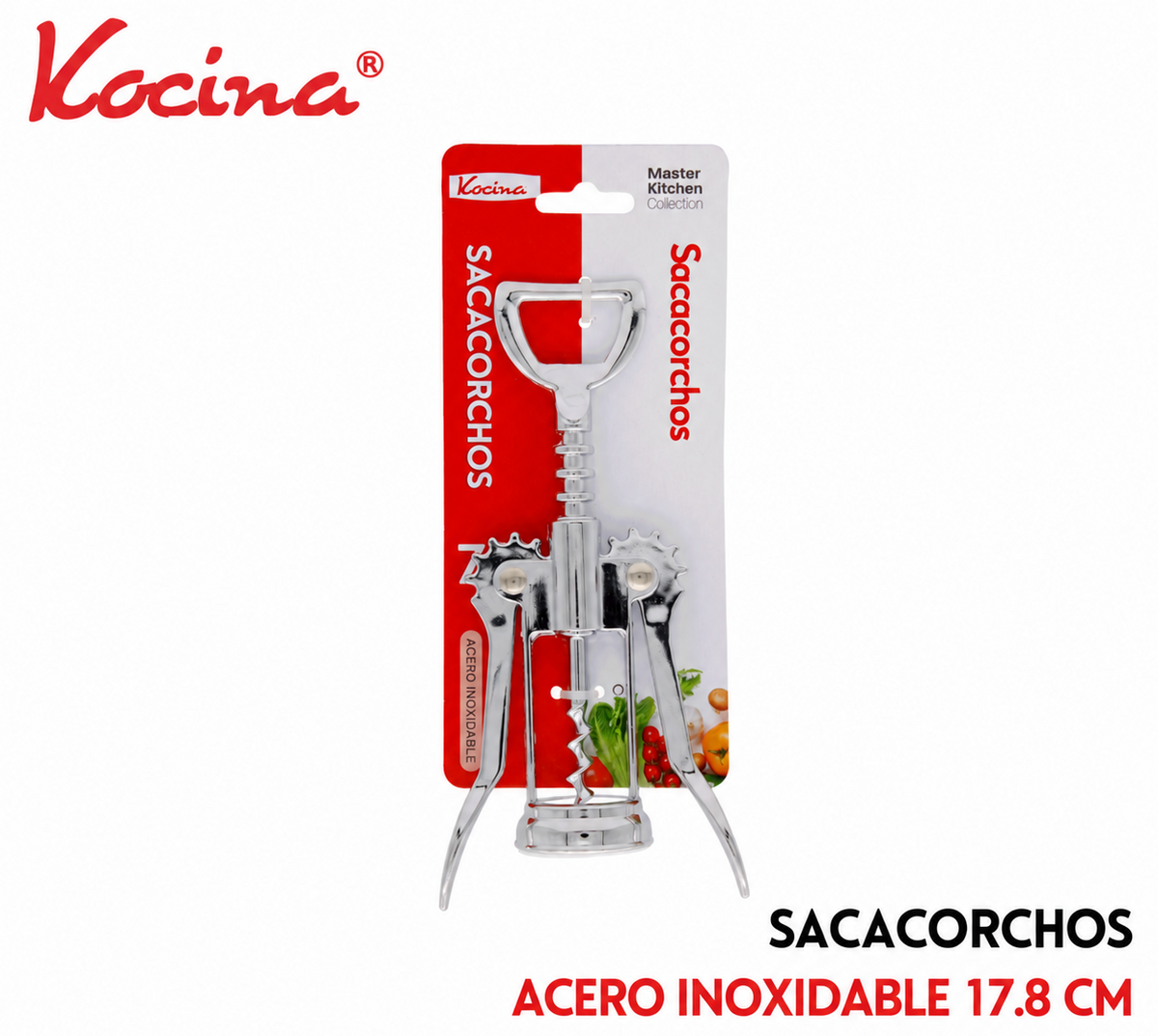 Sacacorchos de acero inoxidable