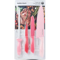 Juego de cuchillos acero inoxidable 4 piezas color rosa Hamilton Beach