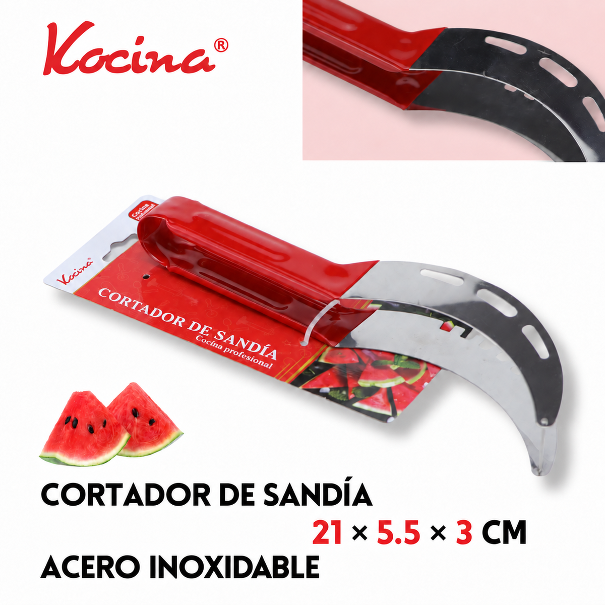 Cortador de sandia acero inoxidable