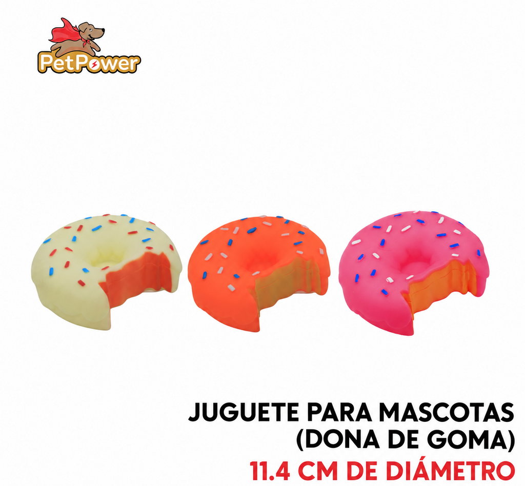 Dona de goma para mascota