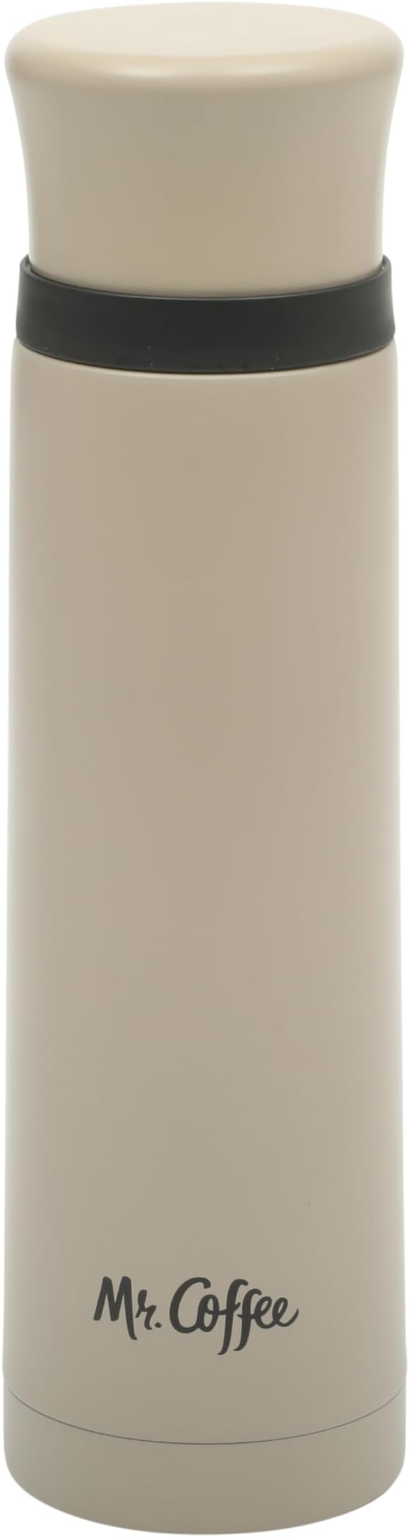 Botella térmica de acero inoxidable Mr. Coffee Silverleaf de 680 ml de doble pared con taza de viaje - Varios colores