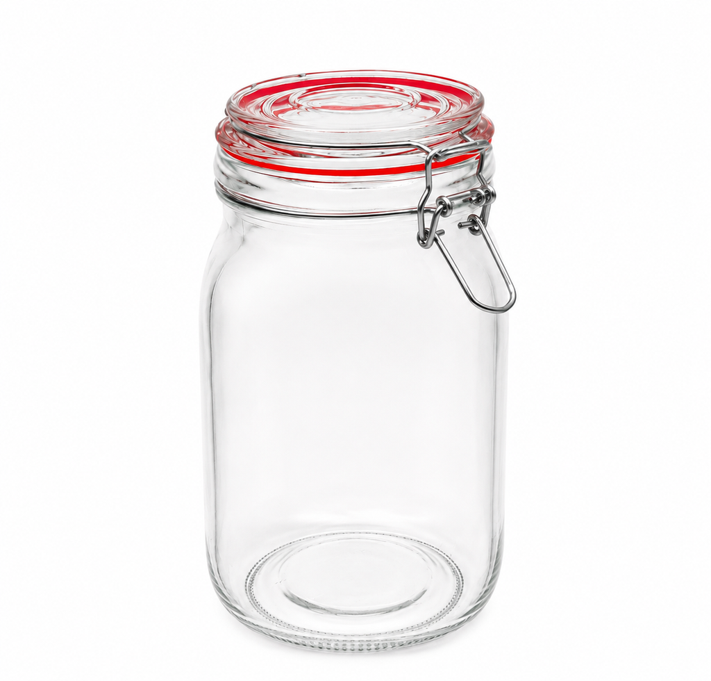 Brocal de cristal con clip 1.5 l Kocina