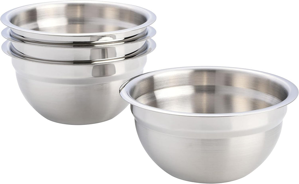 Juego de 4 mini tazones de acero inoxidable Babish