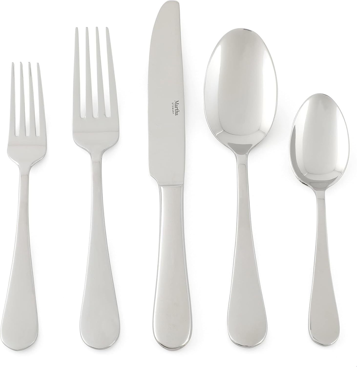 Juego de cubiertos 20 piezas de acero inoxidable Martha Stewart