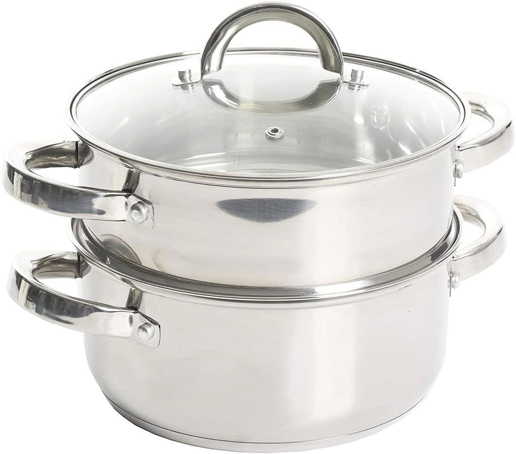 Olla vaporera de acero inoxidable Oster 2.48 l