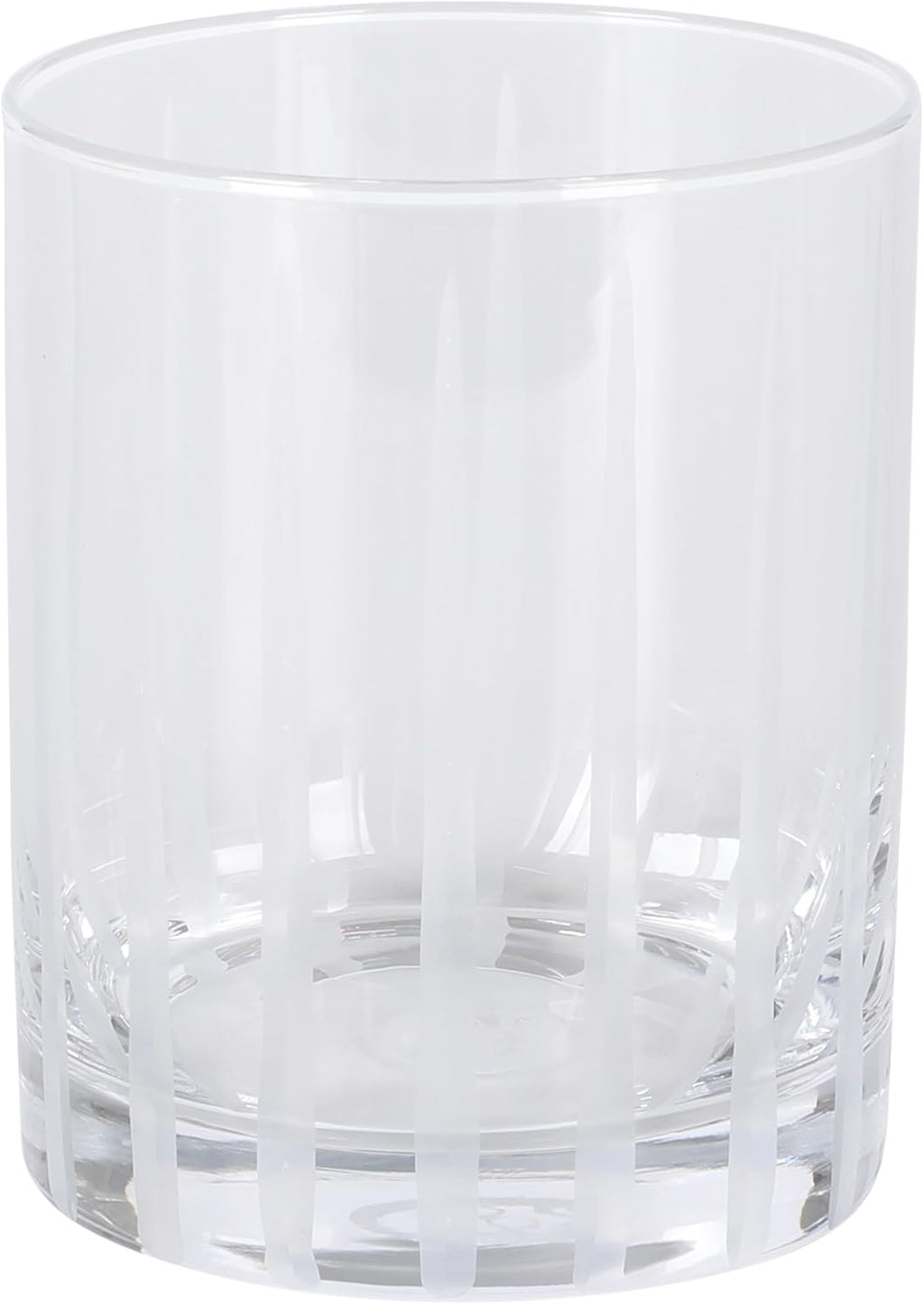 Babish 4 vasos de 414 ml DOF Old Fashioned para beber y whisky, cristal transparente grabado a mano