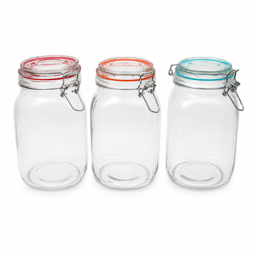Brocal de cristal con clip 1.5 l Kocina