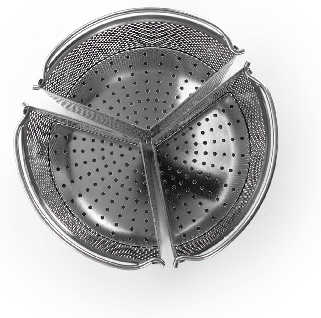 Olla Holandes de acero inoxidable con tapa y 3 divisores de seccion 3.7 l Oster