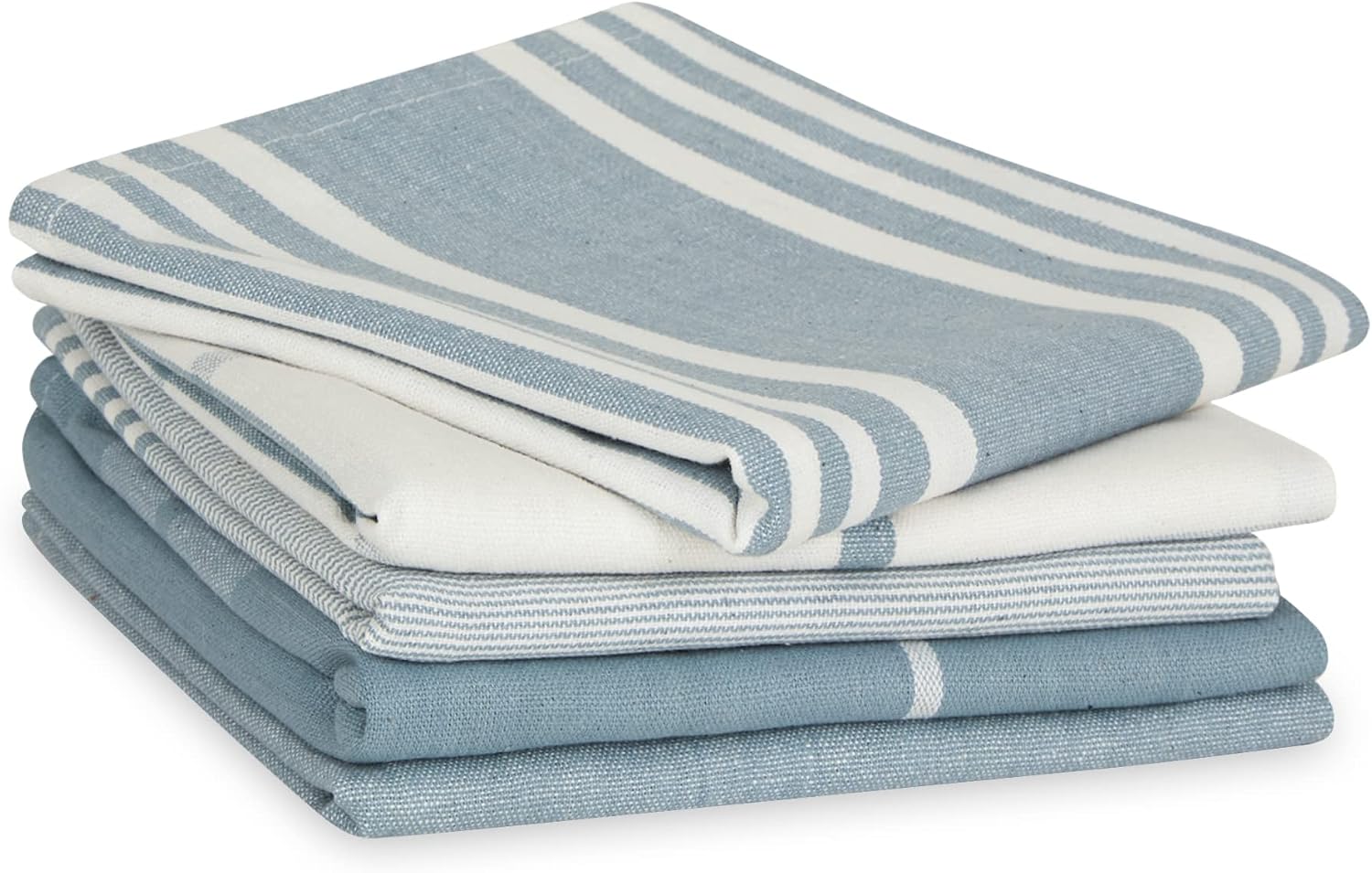 Set de 5 toallas para cocina azul náutico