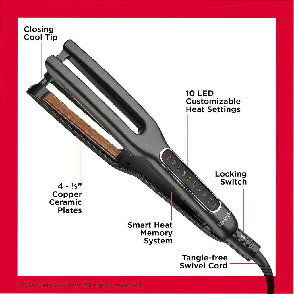Plancha para cabello de cerámica REVLON KOLE