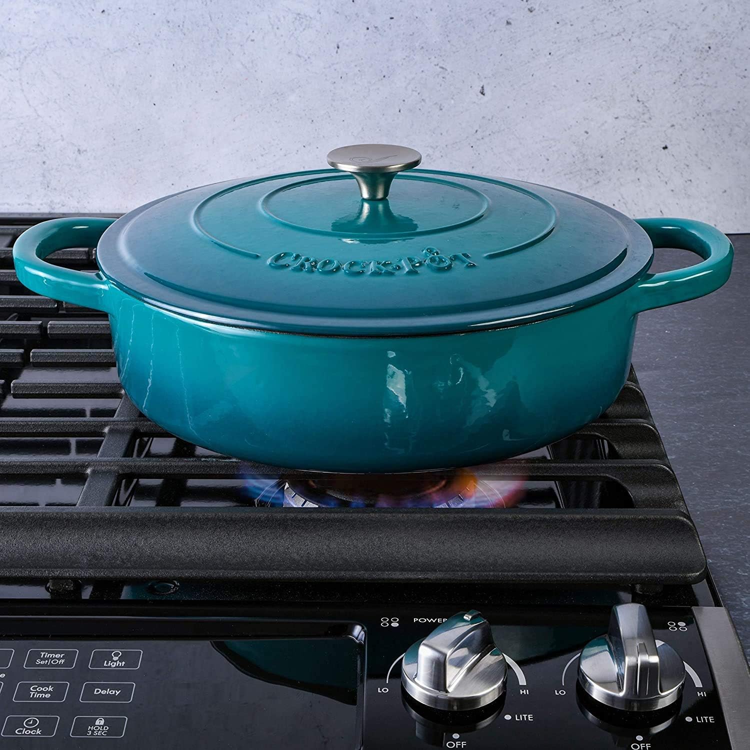 Braiser de hierro fundido Crock Pot 4.7 l
