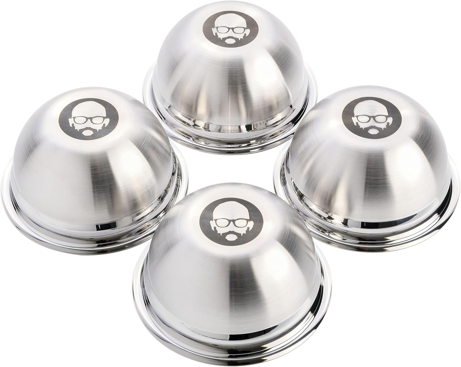 Juego de 4 mini tazones de acero inoxidable Babish