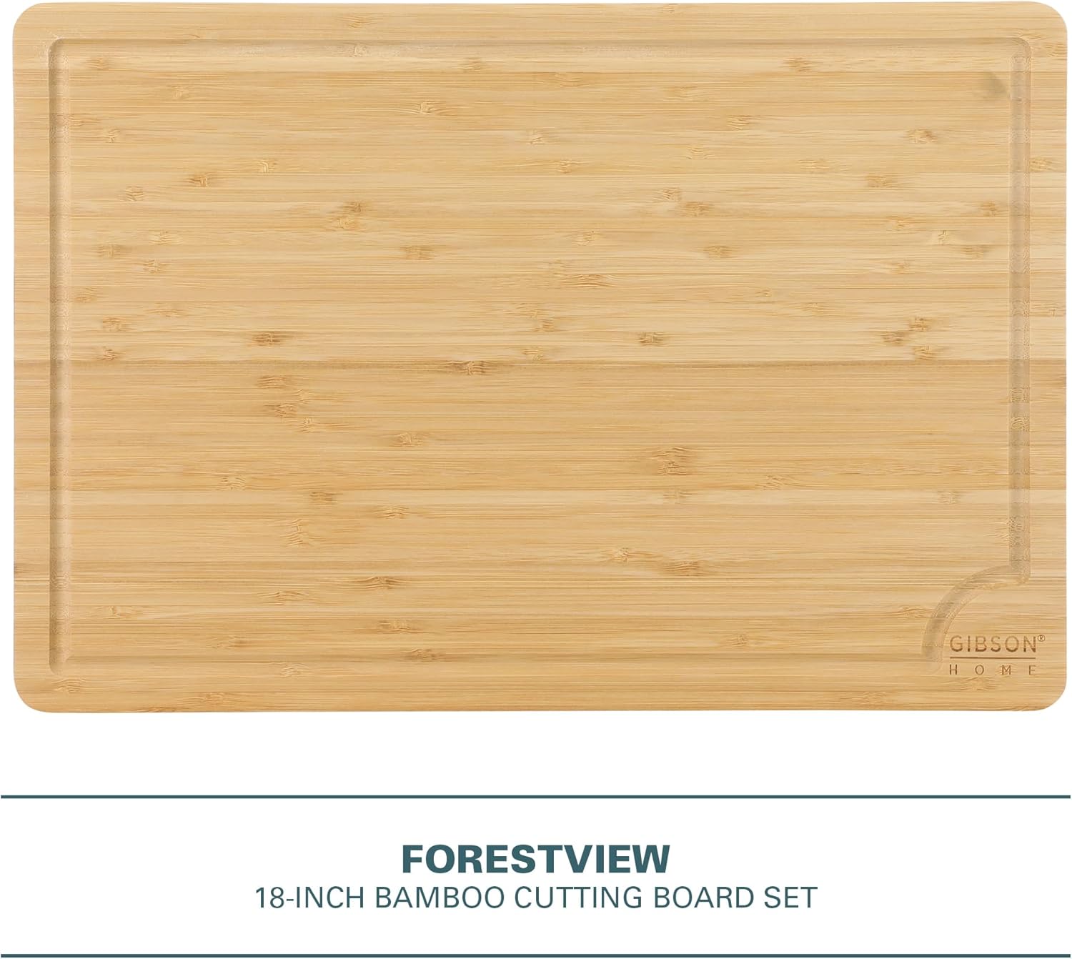 Tabla de cortar de bambú de 20.3 x 30.4 centímetros grande con ranura para jugo