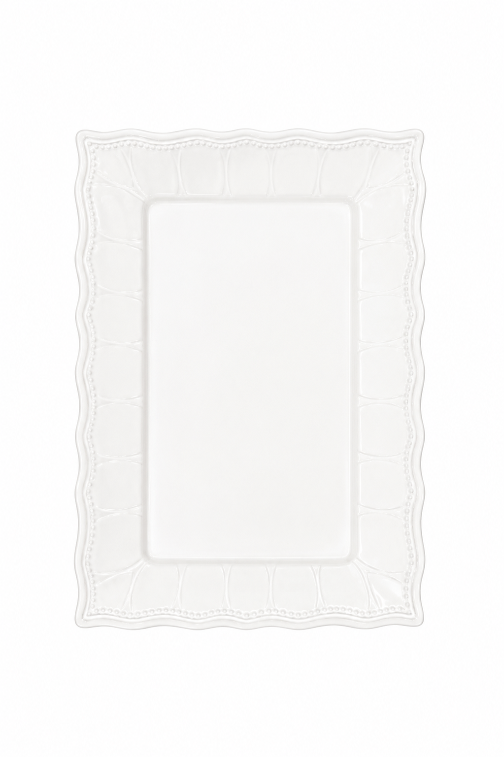 Plato rectangular de servicio 40.6 cm