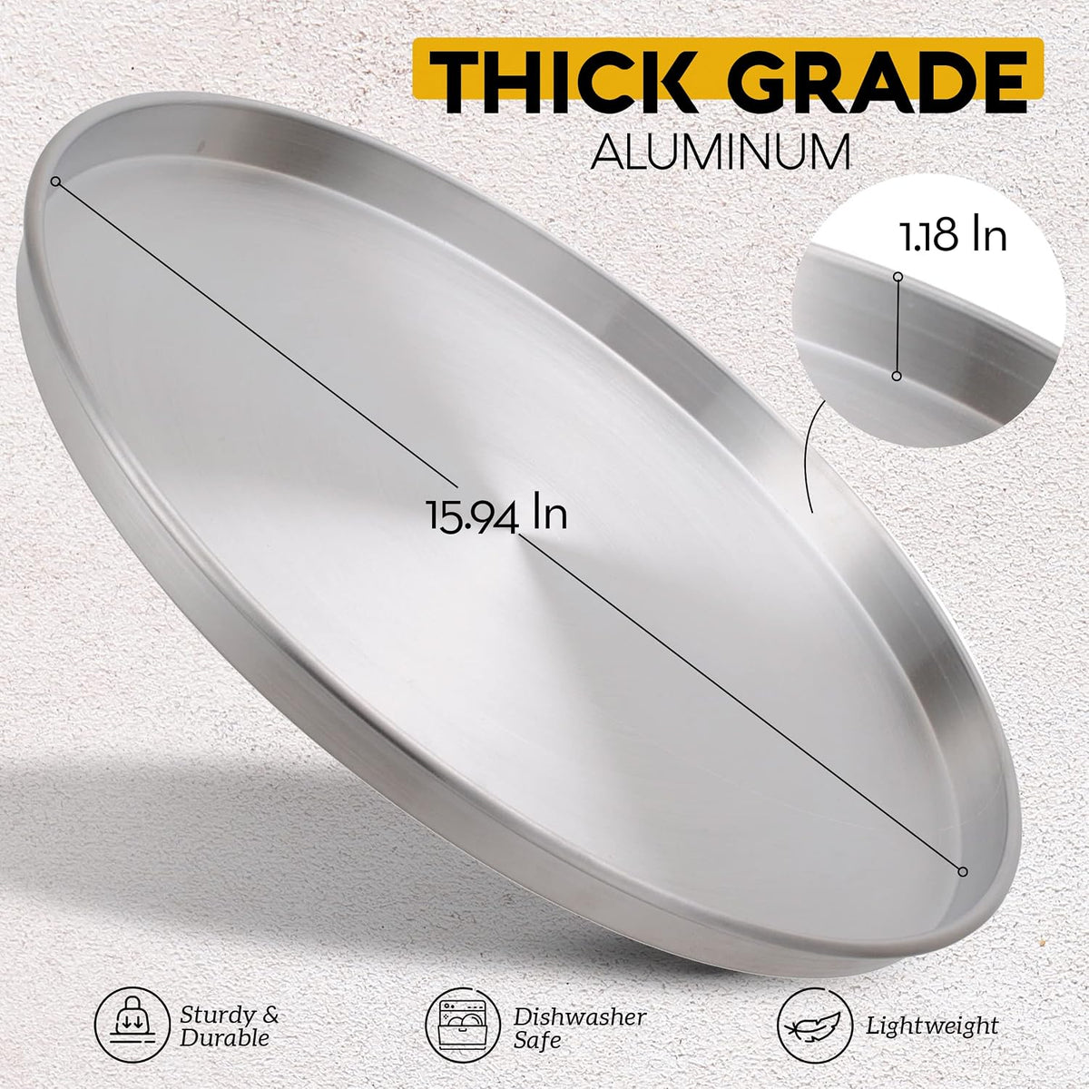 Molde de aluminio 40 cm
