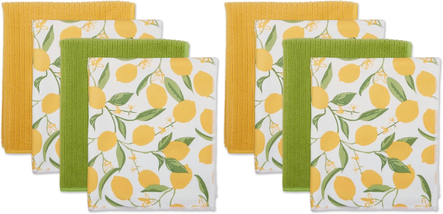 Set de 4 toallas para cocina Lemon Print