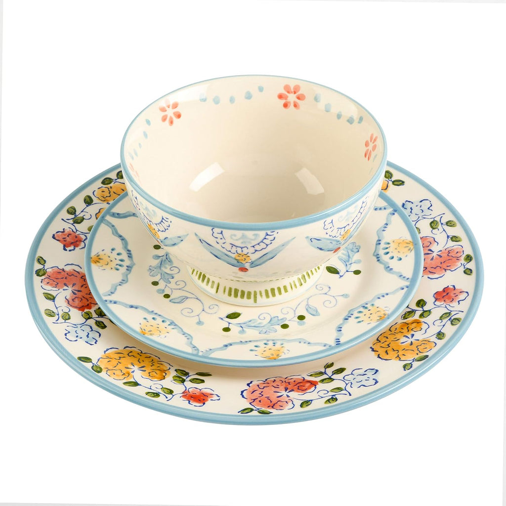 Vajilla de ceramica pintada a mano Gibson Elite