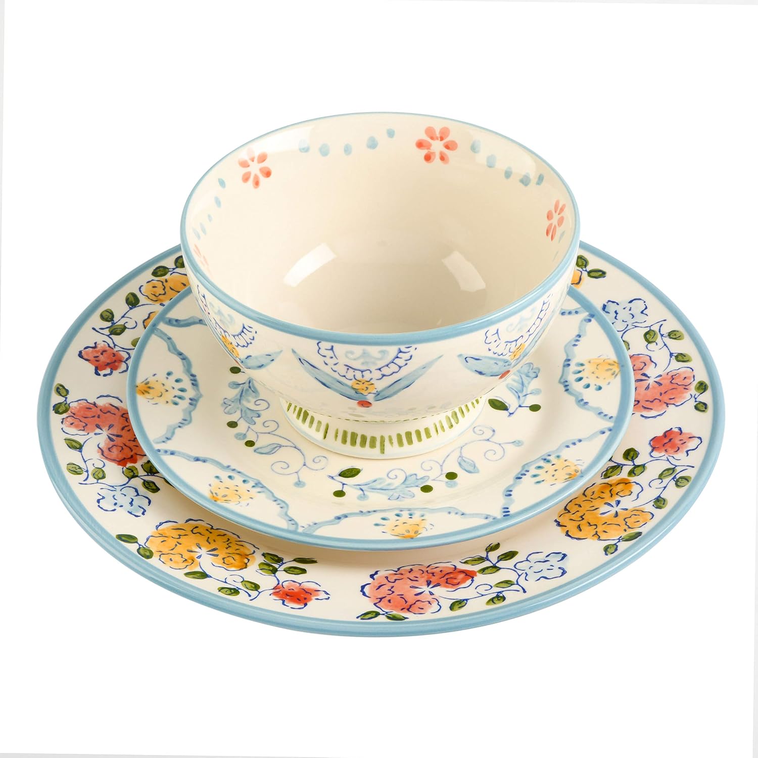 Vajilla de ceramica pintada a mano Gibson Elite