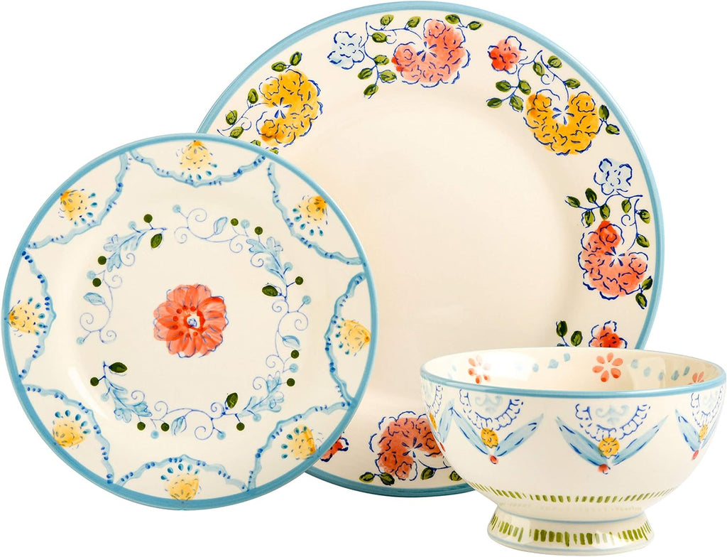Vajilla de ceramica pintada a mano Gibson Elite