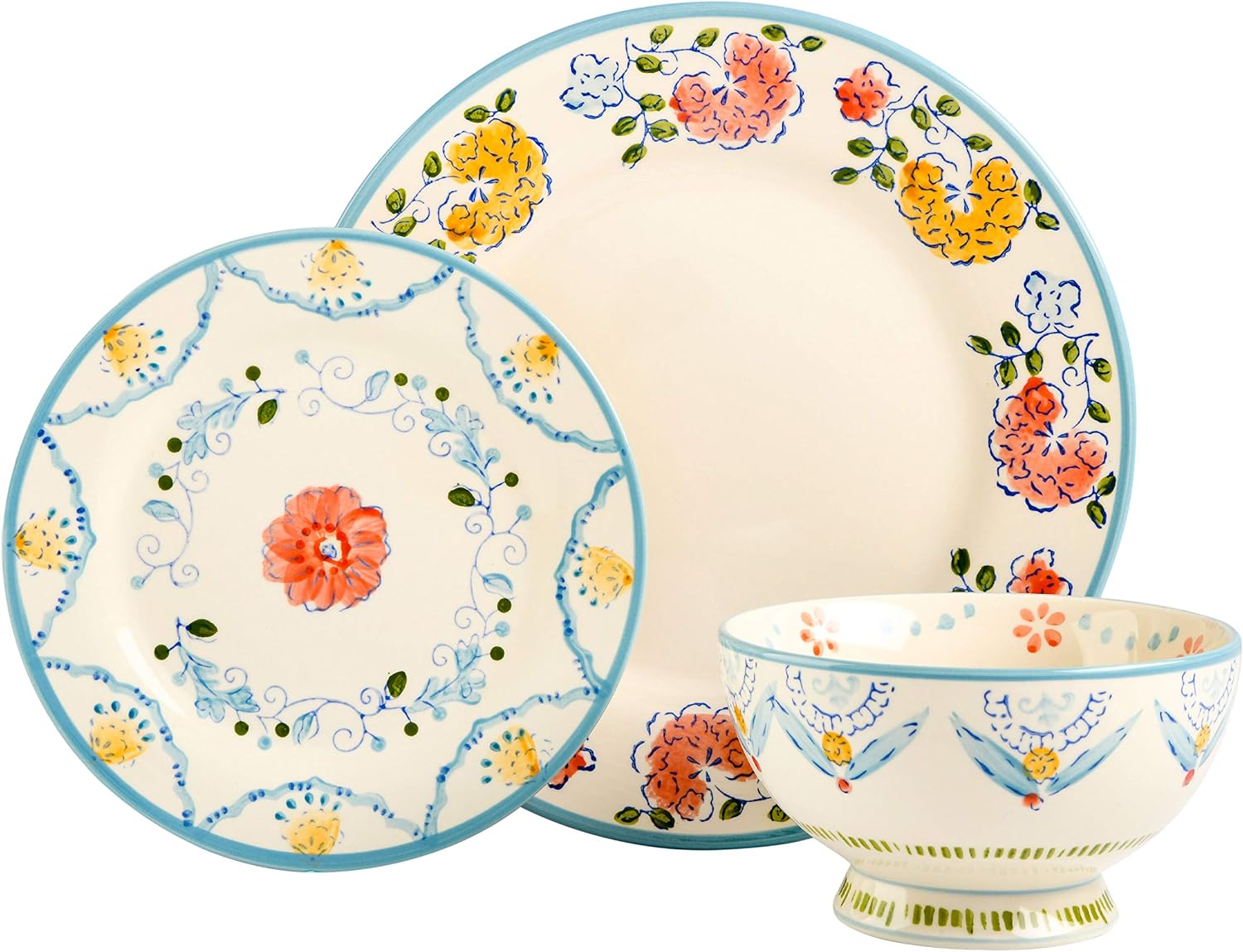 Vajilla de ceramica pintada a mano Gibson Elite