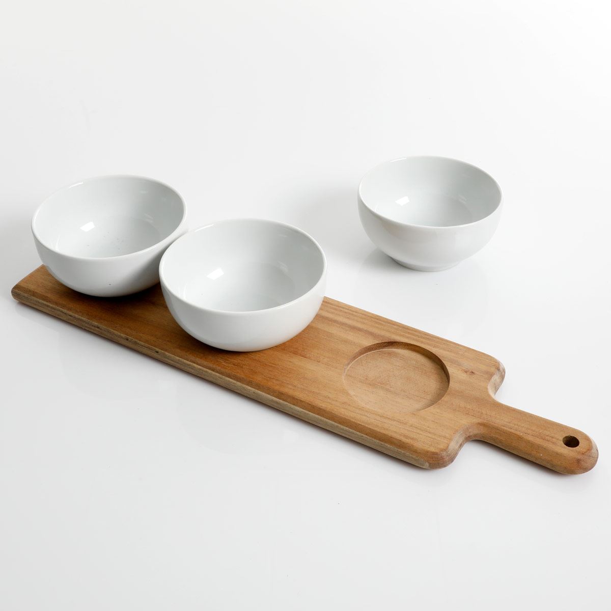 Botanero de cerámica 3 piezas gracious dining Gibson Elite