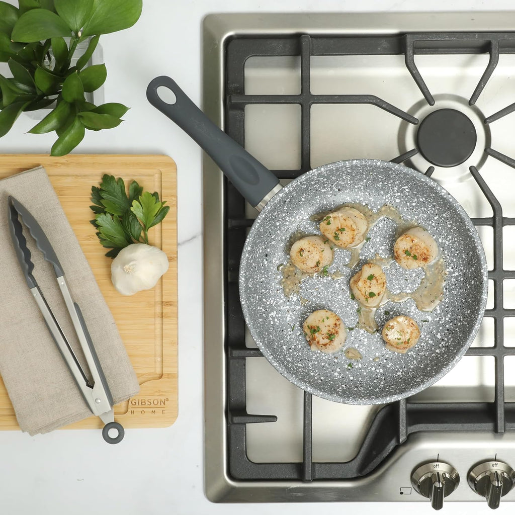 Set de utensilios para cocina de madera y silicona Gibson Home 7 piezas