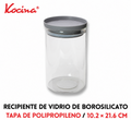 Recipiente de vidrio de borosilicato tapa de polipropileno