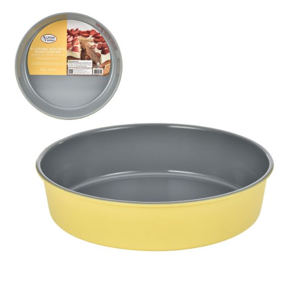 Molde de acero al carbono redondo para pastel de 23 cm