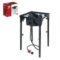 Quemador individual de hierro fundido con soporte