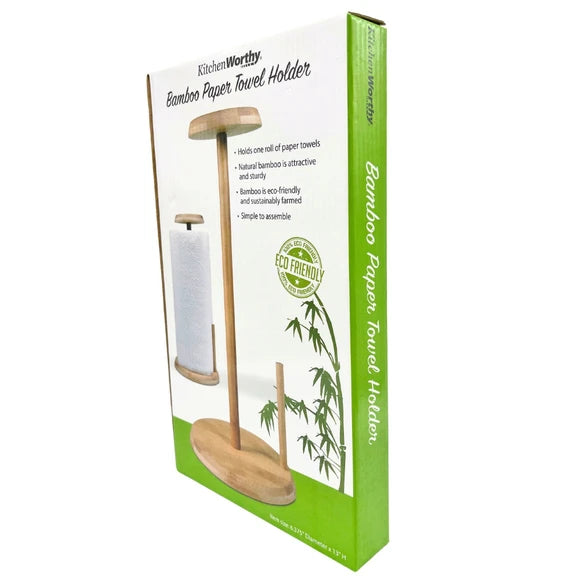 Porta papel de bambú KitchenWorthy