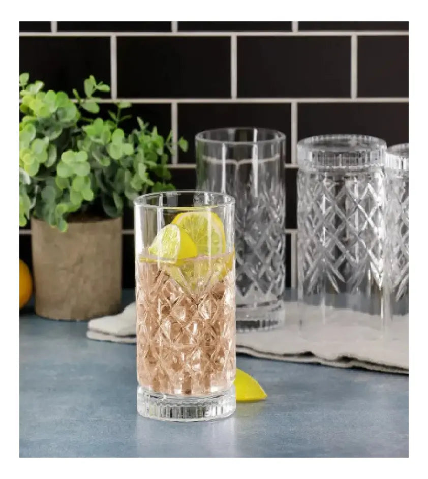 Set de 4 vasos de 473 ml Diamond Gibson