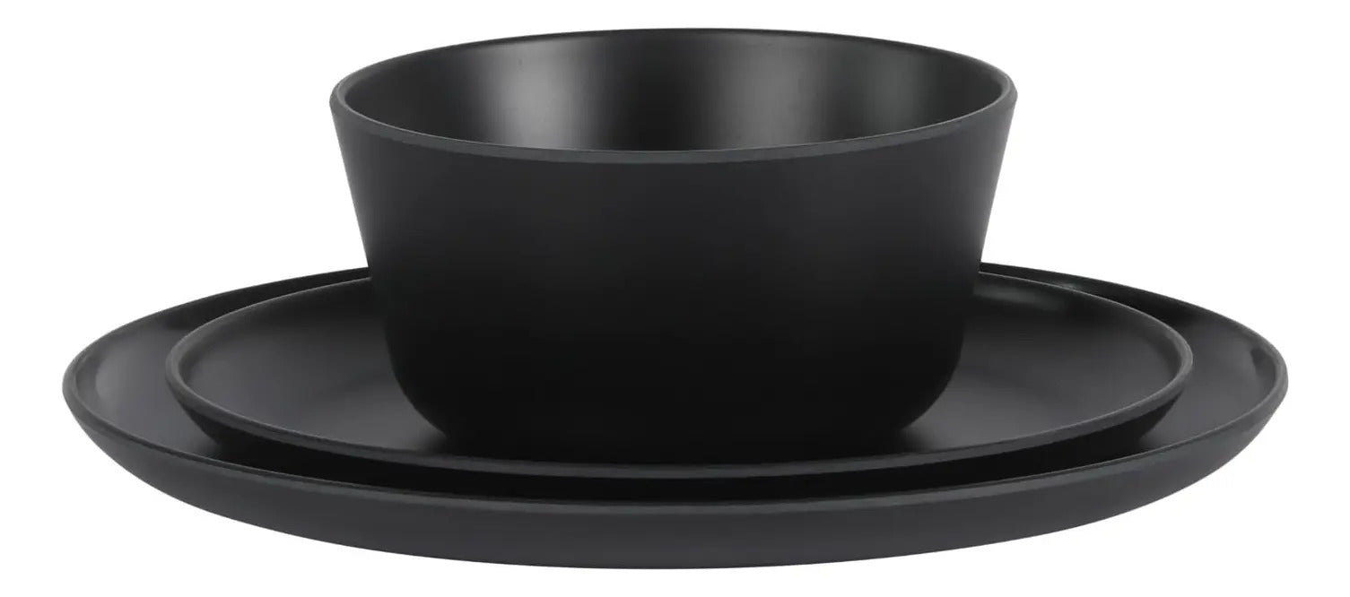 Vajilla de melamina de 12 piezas Gibson Home Fairhope