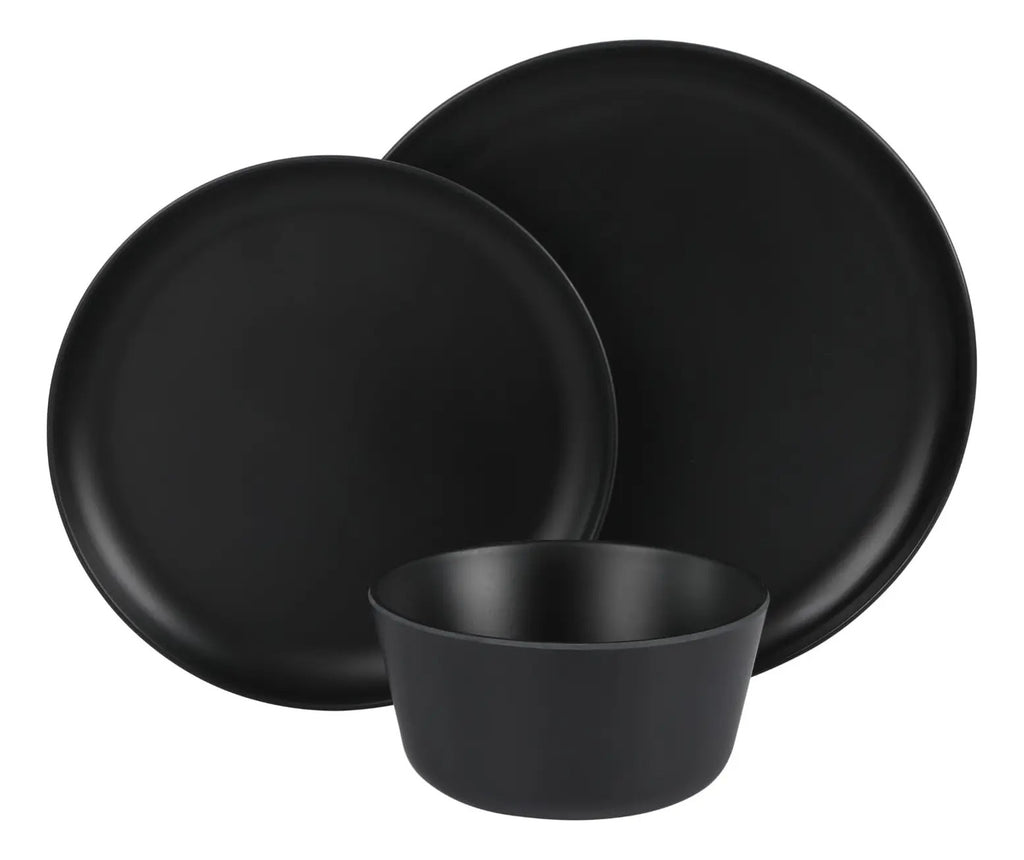 Vajilla de melamina de 12 piezas Gibson Home Fairhope