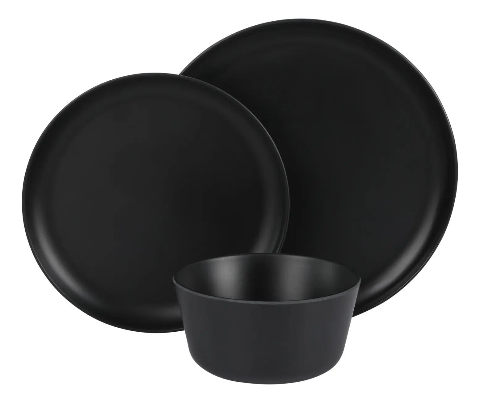 Vajilla de melamina de 12 piezas Gibson Home Fairhope