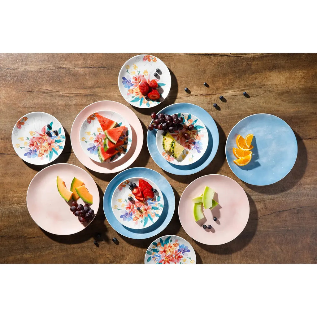 Vajilla de porcelana Spice by Tia Mowry de 12 piezas Gibson
