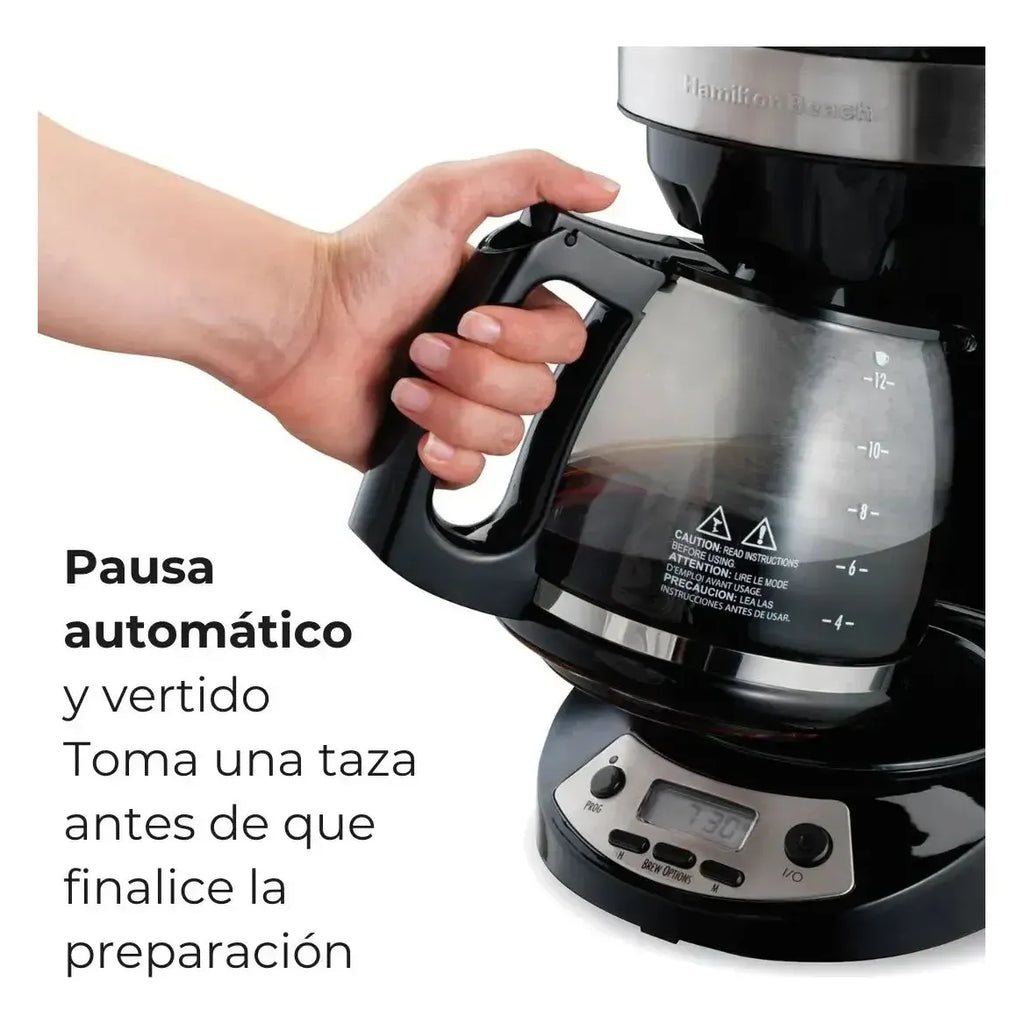 Cafetera Eléctrica 12 Tazas Hamilton Beach