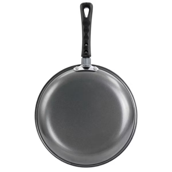 Juego de utensilios de cocina antiadherentes de acero al carbono Gibson Everyday Highberry de 3 piezas en gris