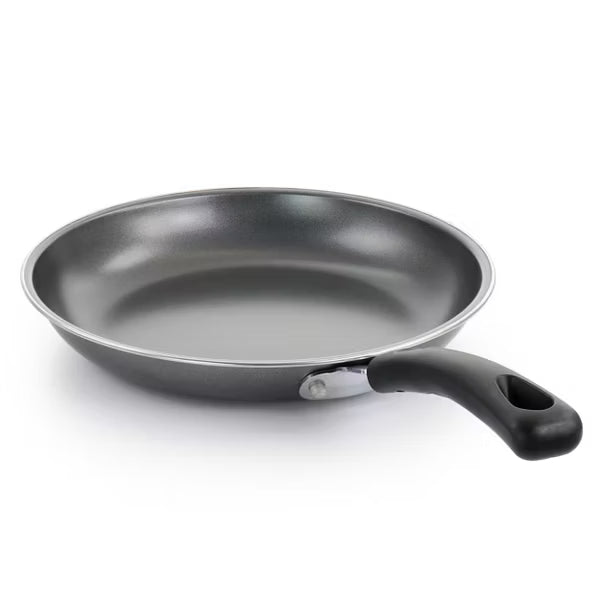 Juego de utensilios de cocina antiadherentes de acero al carbono Gibson Everyday Highberry de 3 piezas en gris
