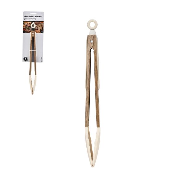 Pinzas de silicona para alimentos Hamilton Beach de 30 cm
