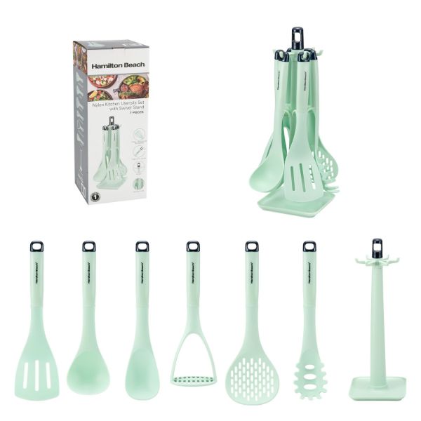 Juego de utensilios de nailon Hamilton Beach de 7 piezas