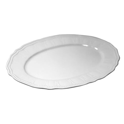 Plato Ovalado de cerámica Grace de 35.5 cm