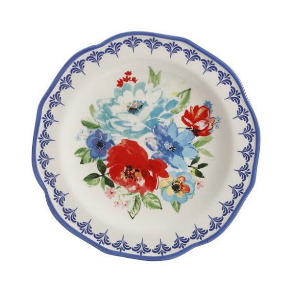 Vajilla decorada Melody de The Pioneer Woman, juego de 12 piezas