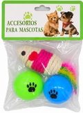 Juego para gato (bola y ratón) con sonido