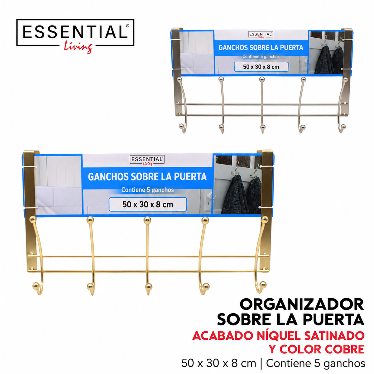 Organizador sobre la puerta