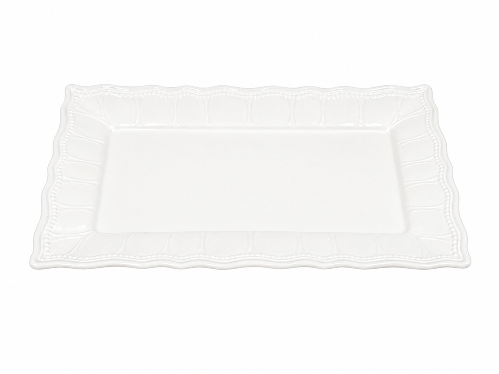 Plato rectangular de servicio 40.6 cm