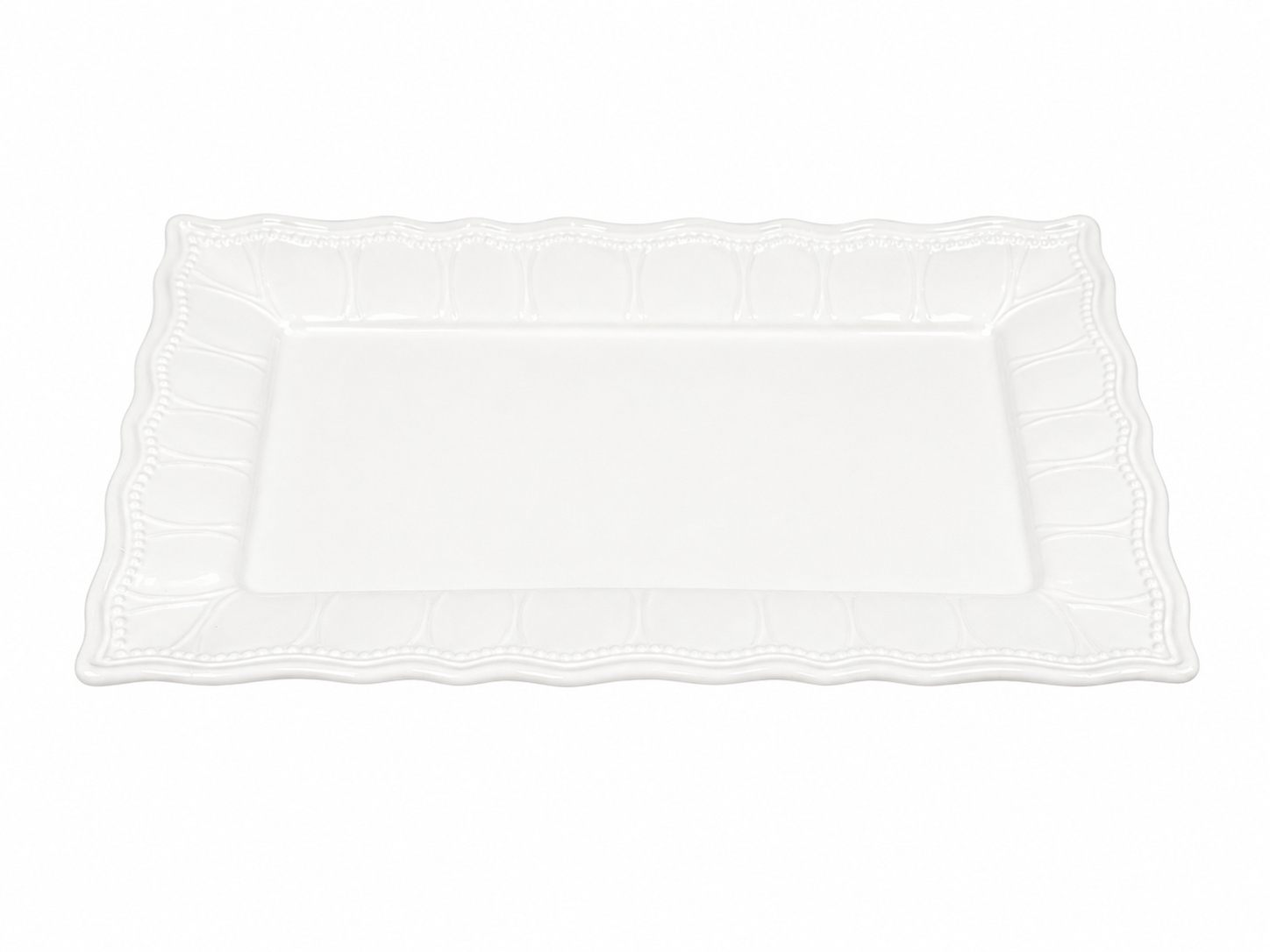 Plato rectangular de servicio 40.6 cm