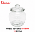 Frasco de vidrio con tapa 600 ml