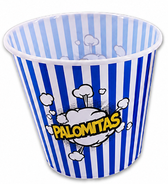 Cubeta de plastico para palomitas