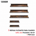 Repisa de 5 piezas de madera, varios colores